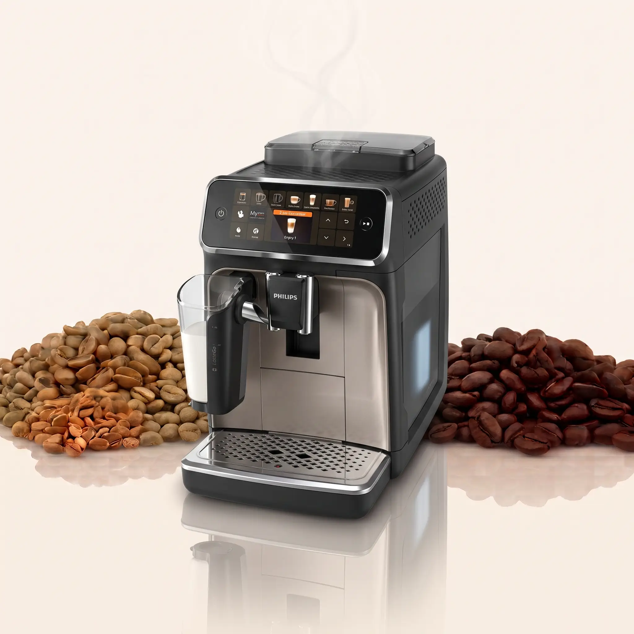 Machine à café à grain Philips Série 5400 LatteGo